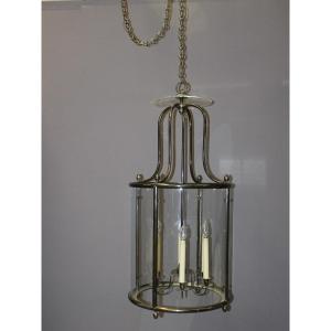 Importante Lanterne à Six Feux En Laiton , Diamètre 52 cm époque XX