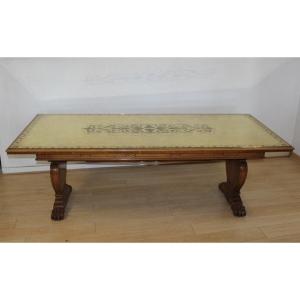 Table de salle à manger néoclassique par Christian Krass vers 1950
