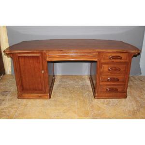 Art Nouveau Mahogany Desk Plate By Emile Gallé 
