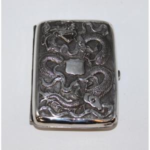 Silver Cigarette Case, Indochina Circa 1900