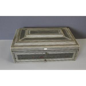 Boîte à couture , Inde XIXe 