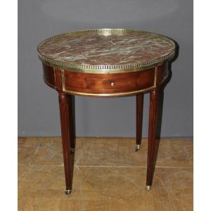 18th-century Louis XVI Mahogany Hot Water Bottle Table