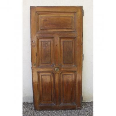 Entrance Door In Walnut XIX