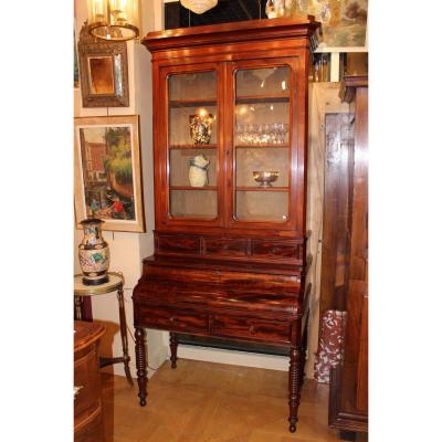 Mahogany Bureau Library