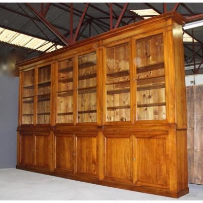 Restoration Period Library In Walnut