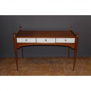 Bureau Plat Trois Tiroirs Et Laque Maison Gauthier Vers 1960