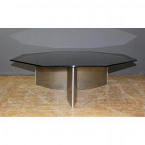 Table Basse Rosace Par Kim Moltzer Et Jean Paul Barray Vers 1965