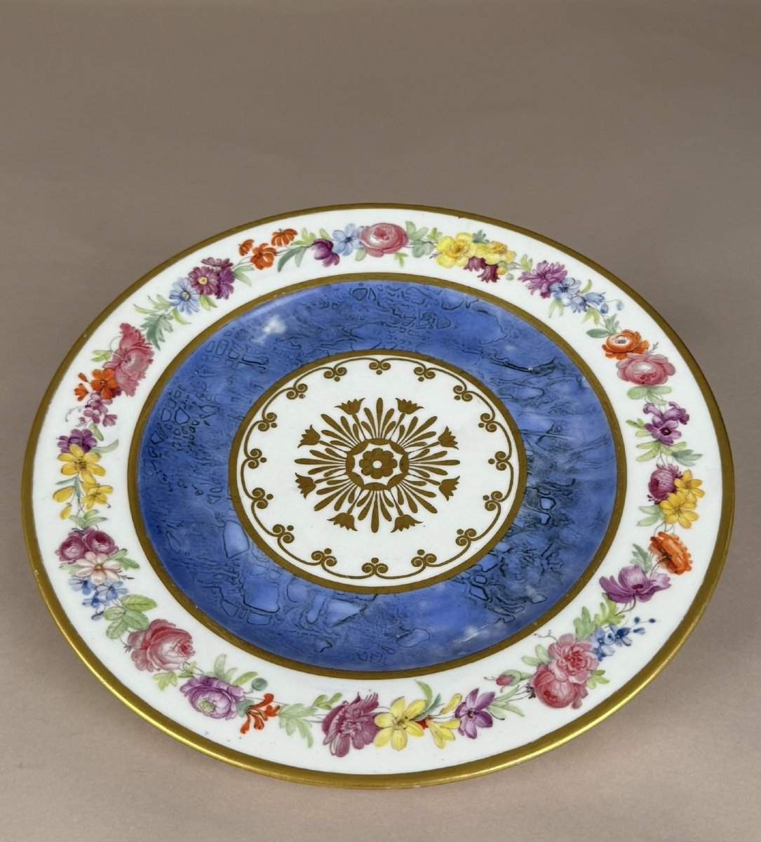 Sèvres Assiette Commande impériale pour le Prince-Primat de la Confédération du Rhin-photo-1