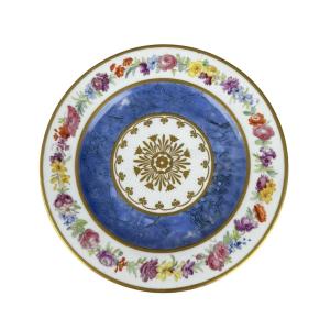 Sèvres Assiette Commande impériale pour le Prince-Primat de la Confédération du Rhin