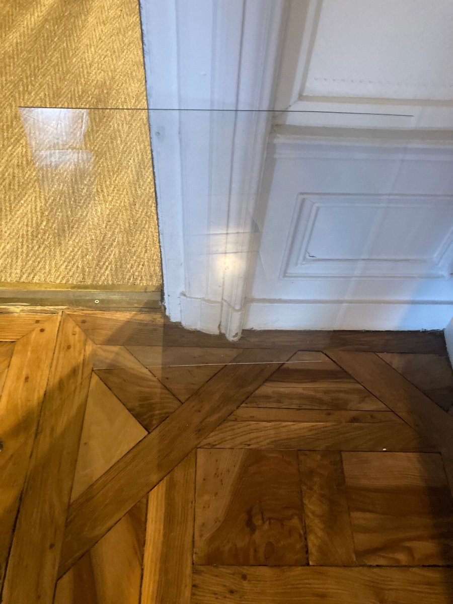 Cadre Louis-philippe En Bois Doré / Verre -photo-3