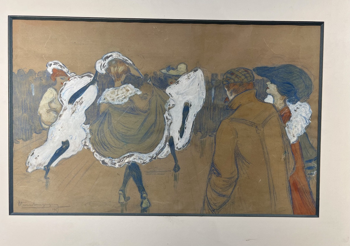Maurice Jean Bourguignon (1877 - 1925) « La French-cancan -photo-4