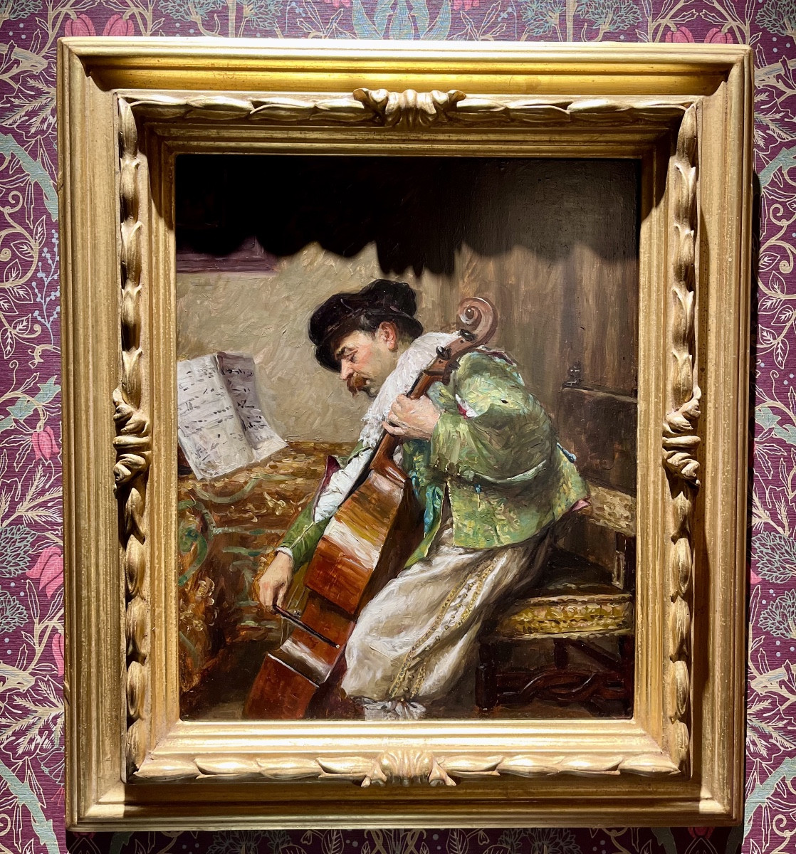 Ferdinand ROYBET (1840-1920)  Le violoncelliste
