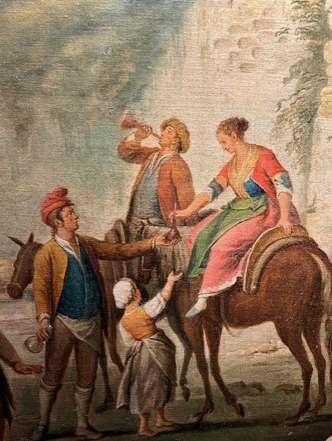 Popular Scene, Circa 1770 - Pietro Fabris (1740 To 1792)-photo-5
