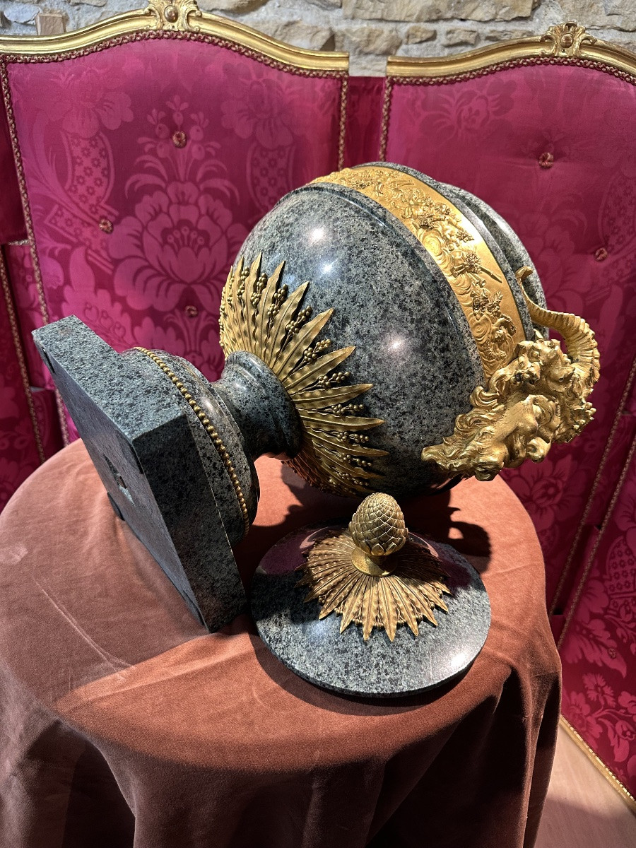 18th Century, 18th Century Style – Green Porphyry From The Vosges, Circa 1830.-photo-3