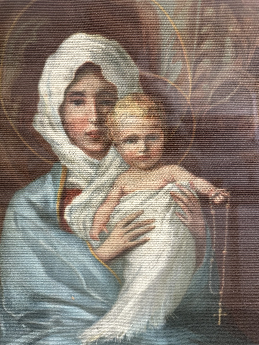 Paire de Grands Tableaux d’Après William-Adolphe Bouguereau – Fin du XIXe -photo-4