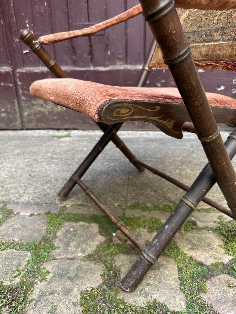 Madeleine Castaing Fauteuil de campagne, pliant-photo-2