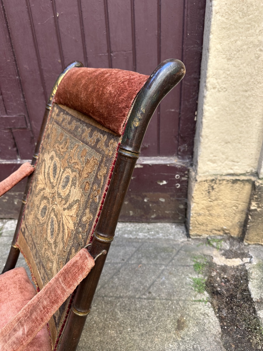 Madeleine Castaing Fauteuil de campagne, pliant-photo-3