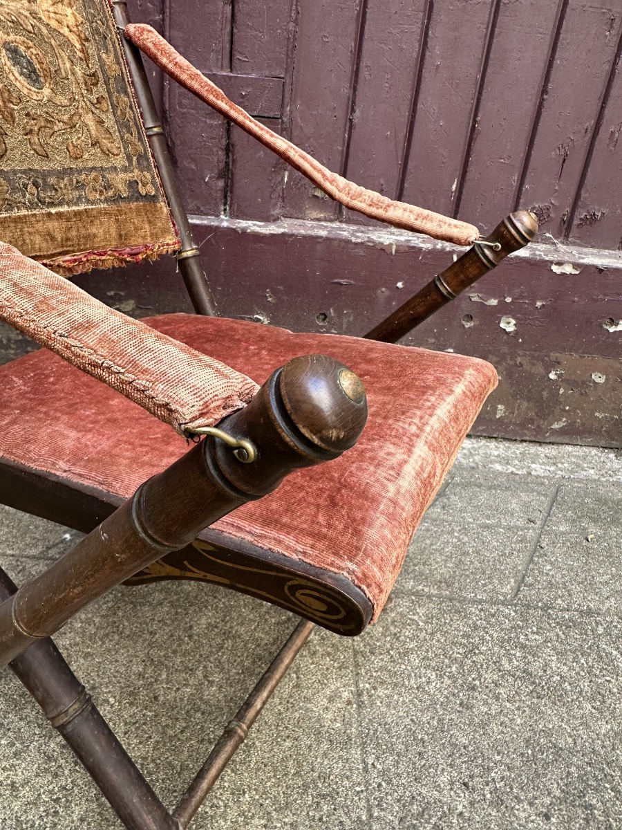Madeleine Castaing Fauteuil de campagne, pliant-photo-4