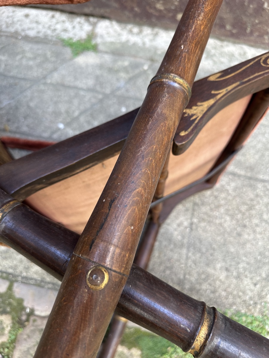 Madeleine Castaing Fauteuil de campagne, pliant-photo-2
