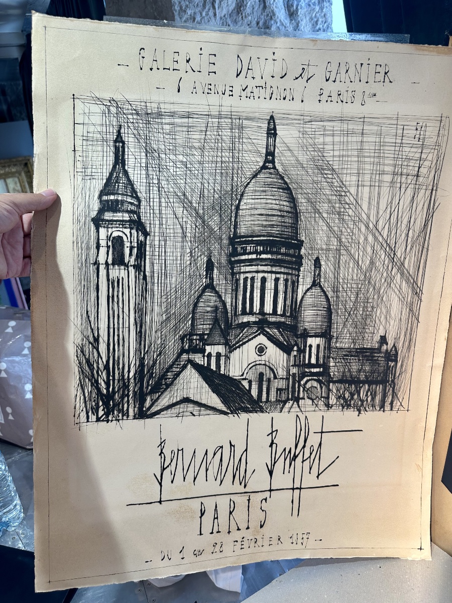 BERNARD BUFFET (1928-1999)  Le Sacré-Cœur, Montmartre, Paris – 1957