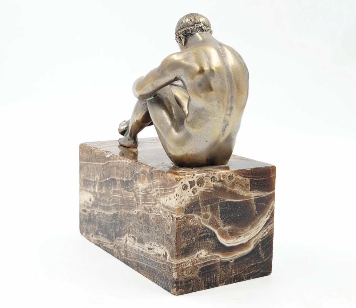Raymond Léon Rivoire (1884–1966), After – *bather In The Antique Style* – Gilded Bronze