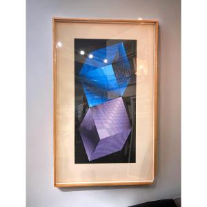 Victor Vasarely - Signed Screenprint 