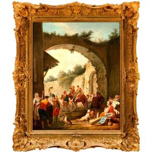 Scène populaire, vers 1770 - Pietro FABRIS (1740 à 1792)