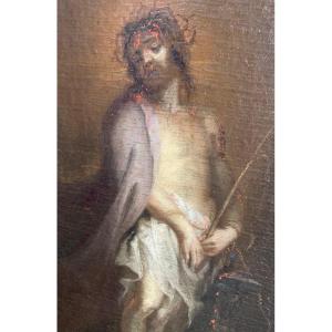 Christ With The Reed – Circle Of Luis De Morales (circa 1570)