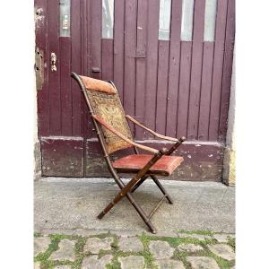 Madeleine Castaing Fauteuil de campagne, pliant