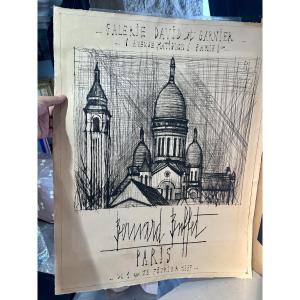 Bernard Buffet (1928–1999)  The Sacré-cœur, Montmartre, Paris – 1957