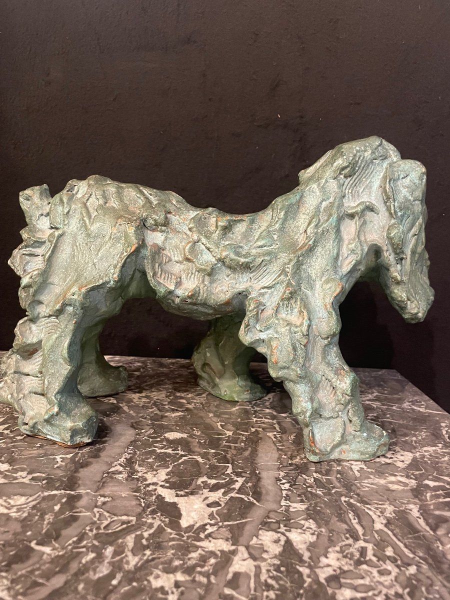 Gambino J.f. (attr), Sculpture Terracotta, Signed, Ca 2000-photo-1
