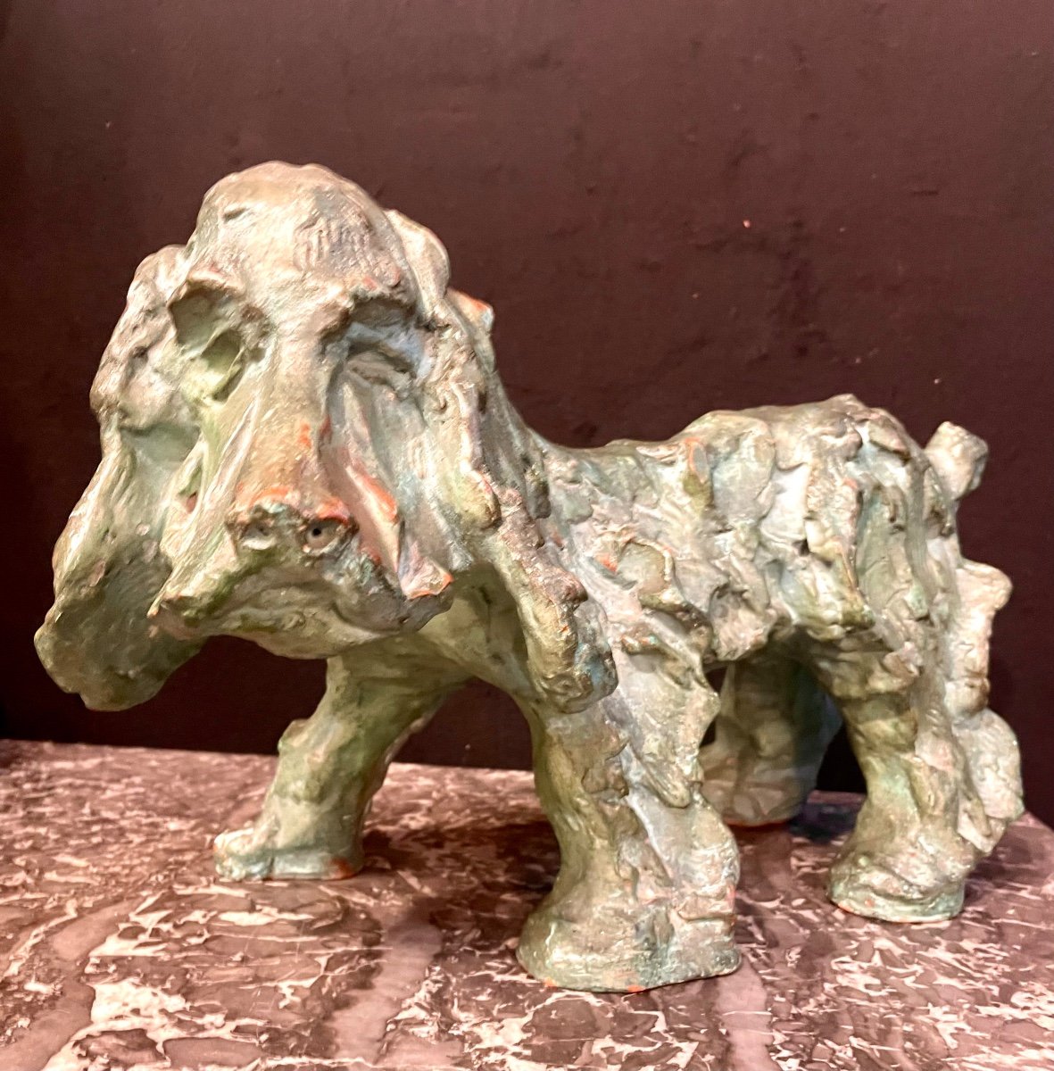 Gambino J.f. (attr), Sculpture Terracotta, Signed, Ca 2000-photo-3