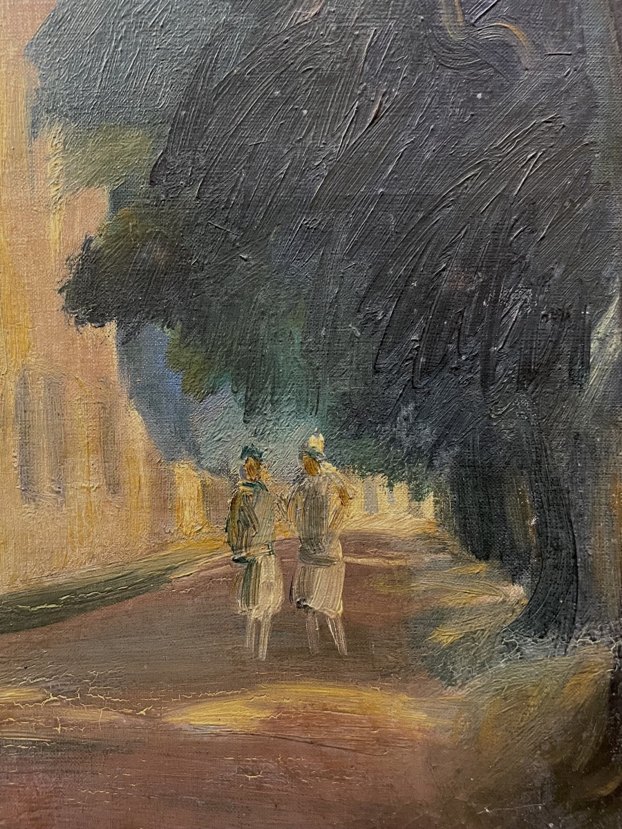 Raoul Domenjoz (1896-1978), Untitled, Oil On Canvas, Signed, Ca. 1955, Dimensions: 55 X 39 Cm, Framed-photo-3