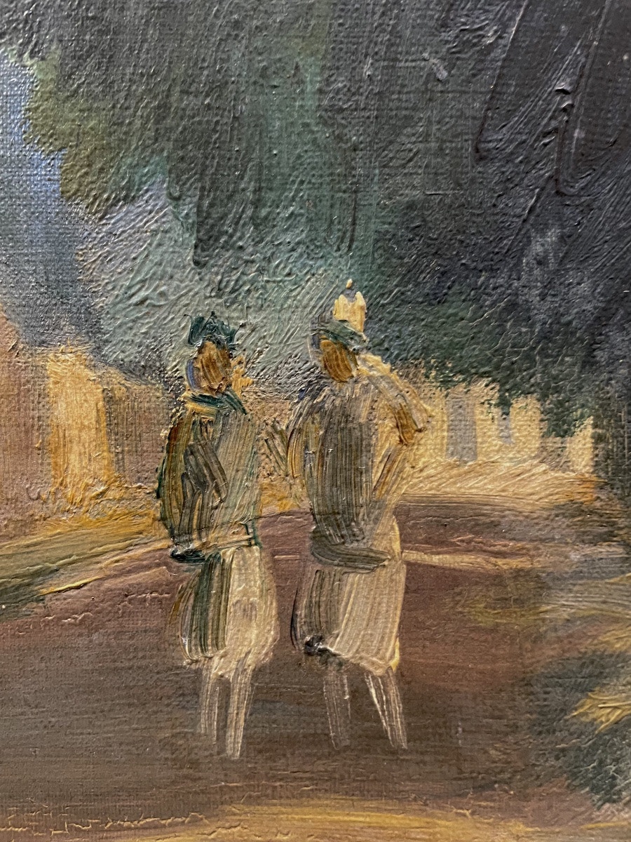 Raoul Domenjoz (1896-1978), Untitled, Oil On Canvas, Signed, Ca. 1955, Dimensions: 55 X 39 Cm, Framed-photo-4