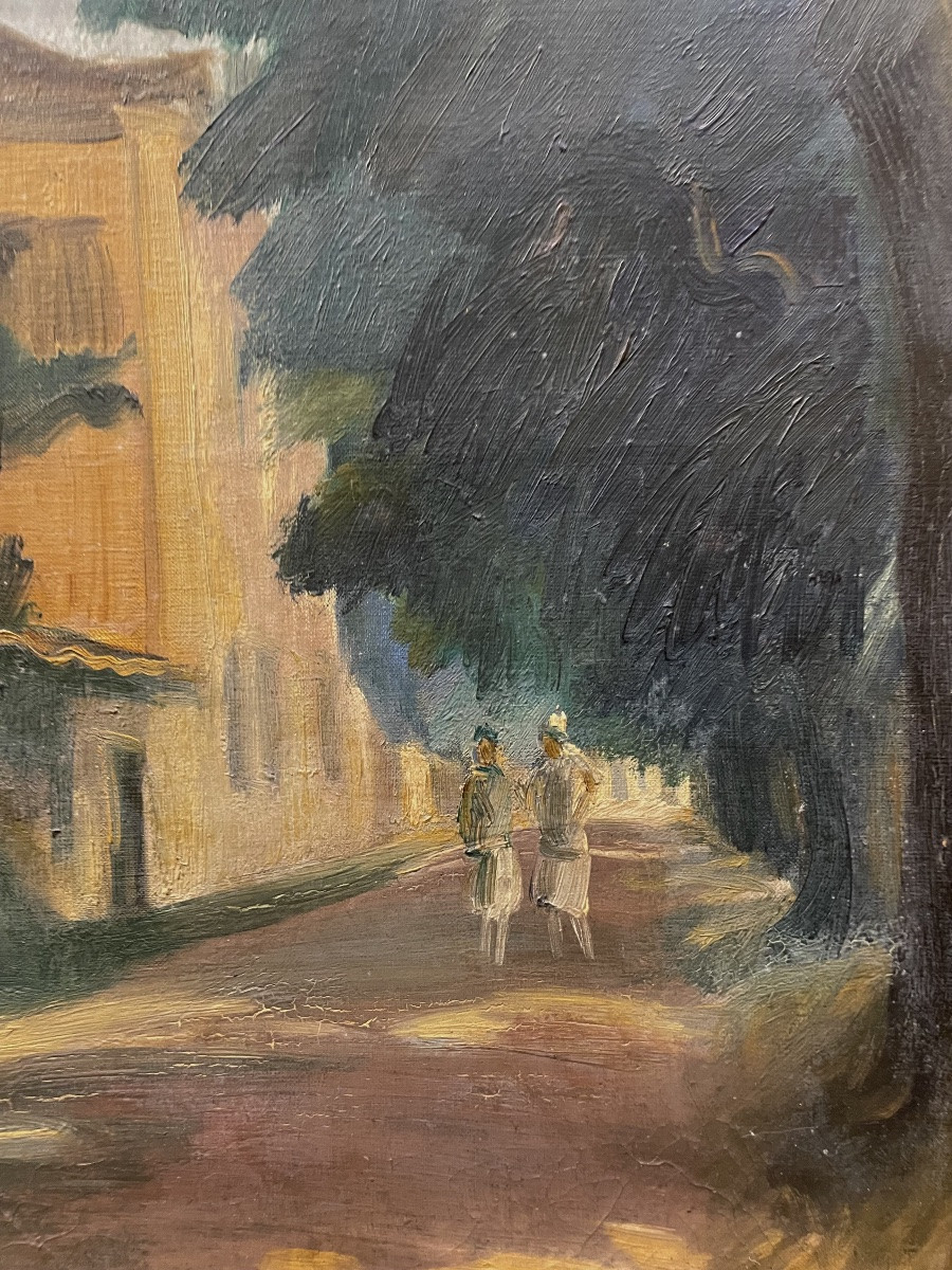 Raoul Domenjoz (1896-1978), Untitled, Oil On Canvas, Signed, Ca. 1955, Dimensions: 55 X 39 Cm, Framed-photo-6