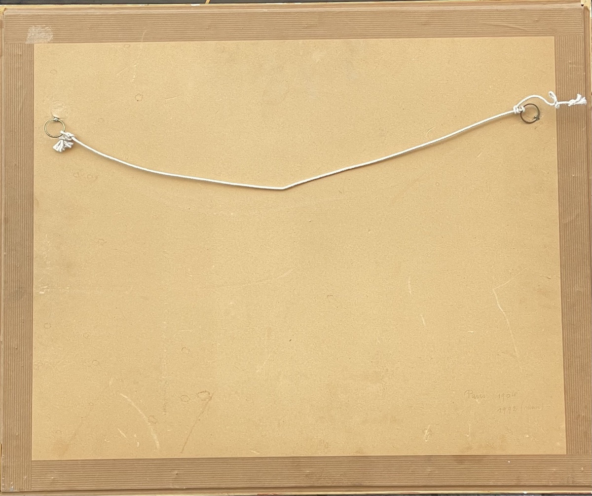 Roger Chapelain-midy (1904-1992), Nazaré, Watercolor & Pencil On Paper, Signed, Ca 1980, Framed.-photo-8