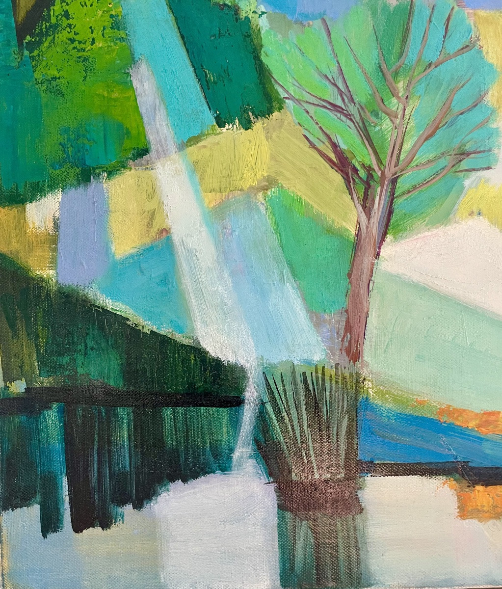 André Duret (1921-2014), Le Village Perché, Oil On Canvas, Signed, Ca. 1980, Framed.-photo-7