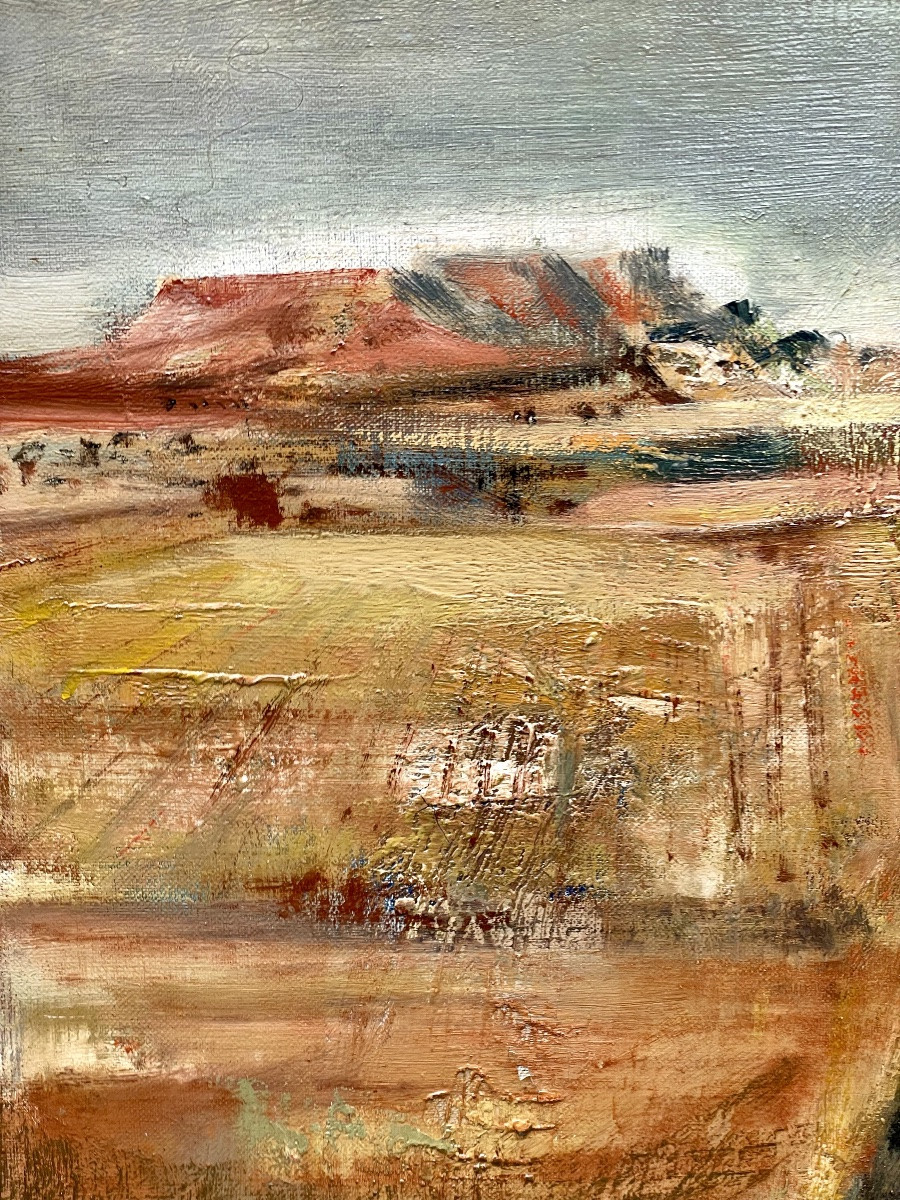 Marcel Cramoysan (1915-2007), Large Oil On Canvas, Signed, Ca1960, Size: 118x145 Cm, Framed-photo-3