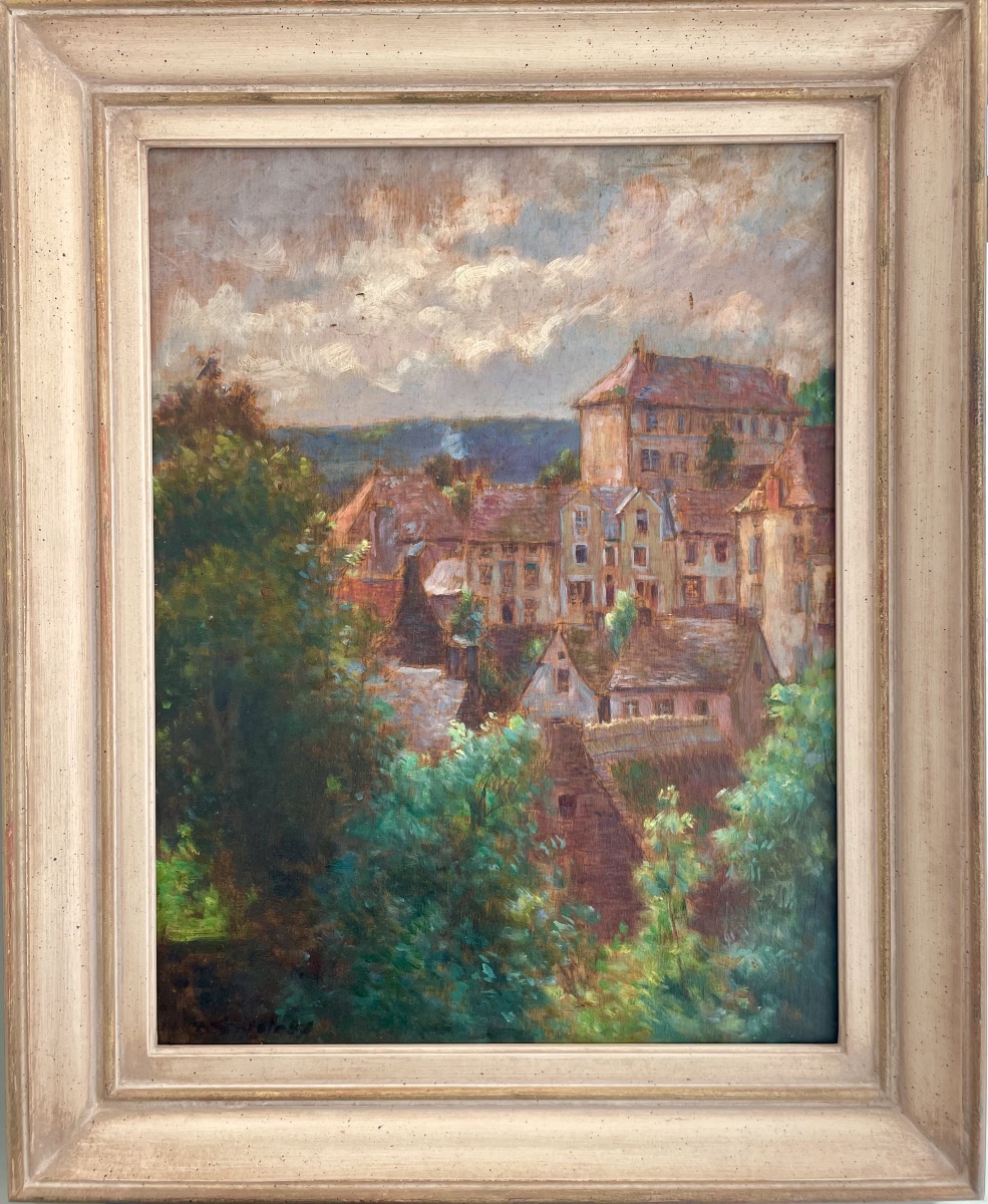 Delphin Enjolras (1867–1945), Oil On Panel, Signed, Ca. 1895, Dimensions: 35.5 X 26.5 Cm, Framed -photo-8
