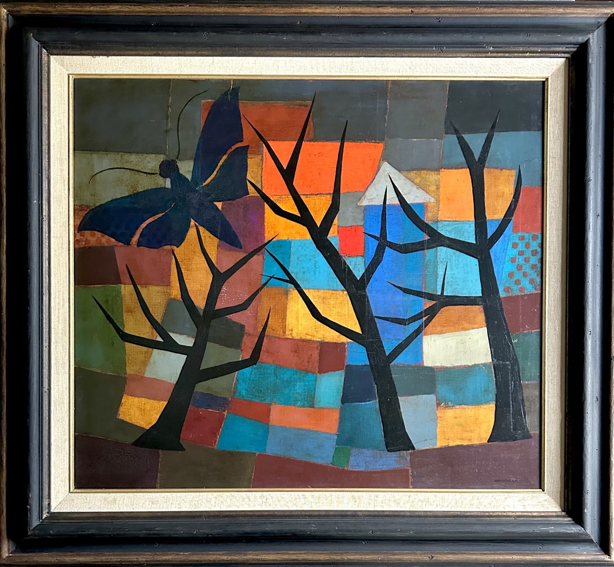 Jean Emile Oosterlynck (1915-1995), huile sur toile, signée, 1971, Ecole belge, dim: 70x80 cm.