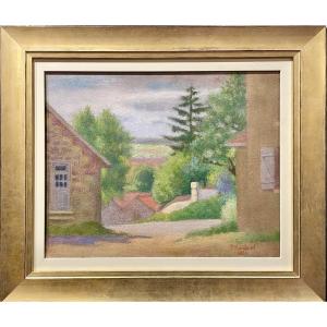 Jacob Markiel(1911-2006), huile/panneau, signée,1950, École franco-polonaise, dim. 41x49 cm