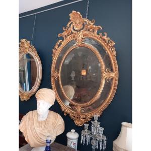 Miroir Ovale Et Parclose