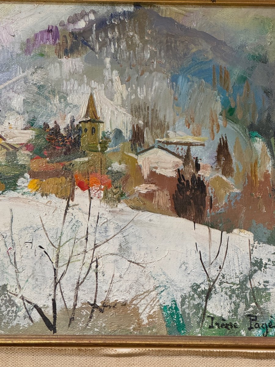 Tableau Huile Sur Toile Paysages Par Irene Pages-photo-2