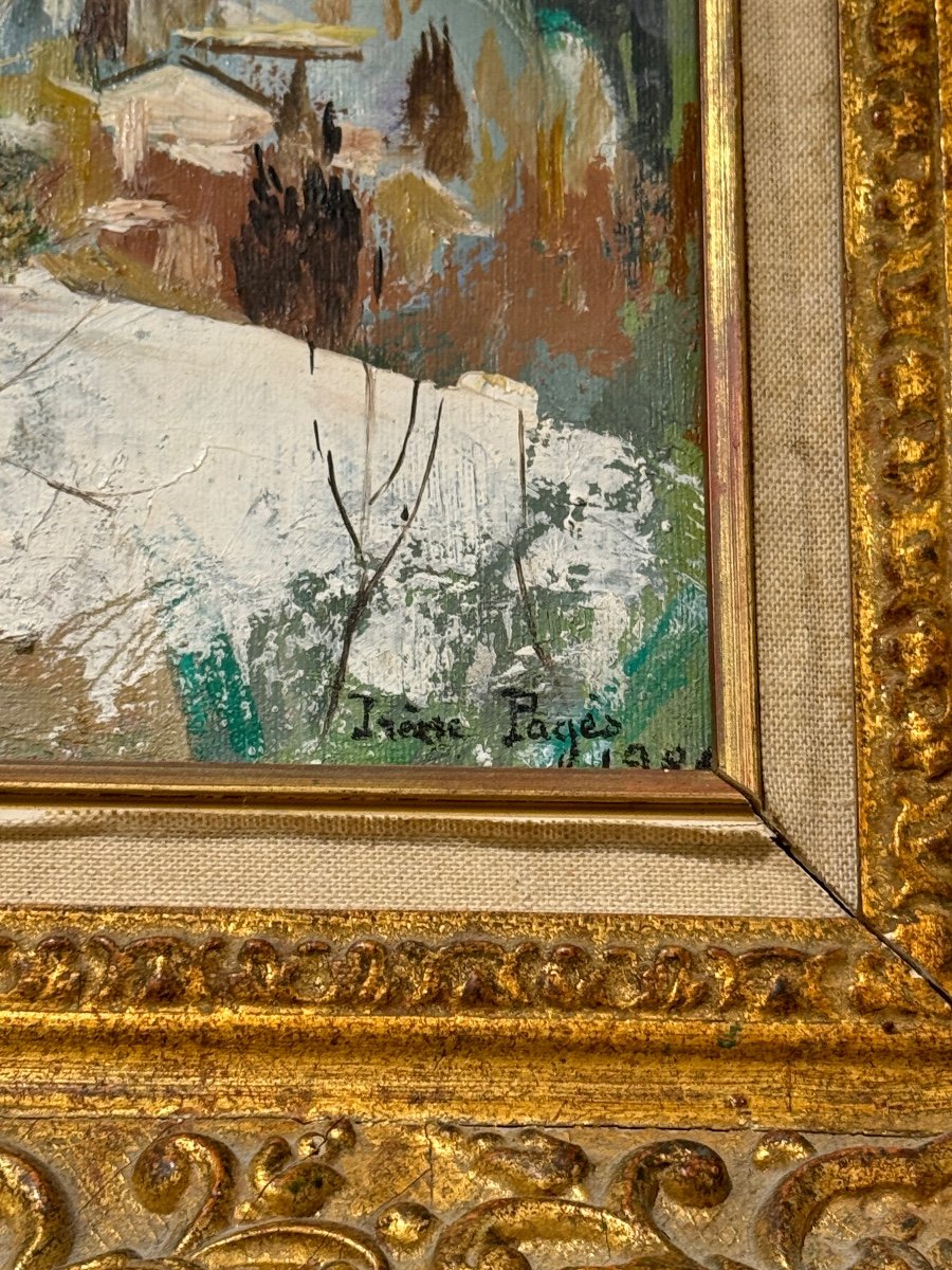 Tableau Huile Sur Toile Paysages Par Irene Pages-photo-4