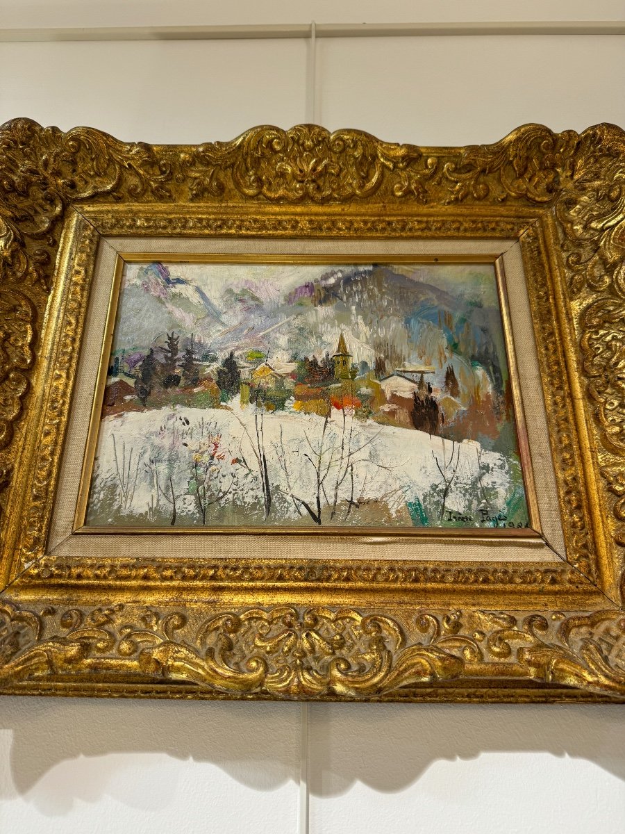 Tableau Huile Sur Toile Paysages Par Irene Pages-photo-4