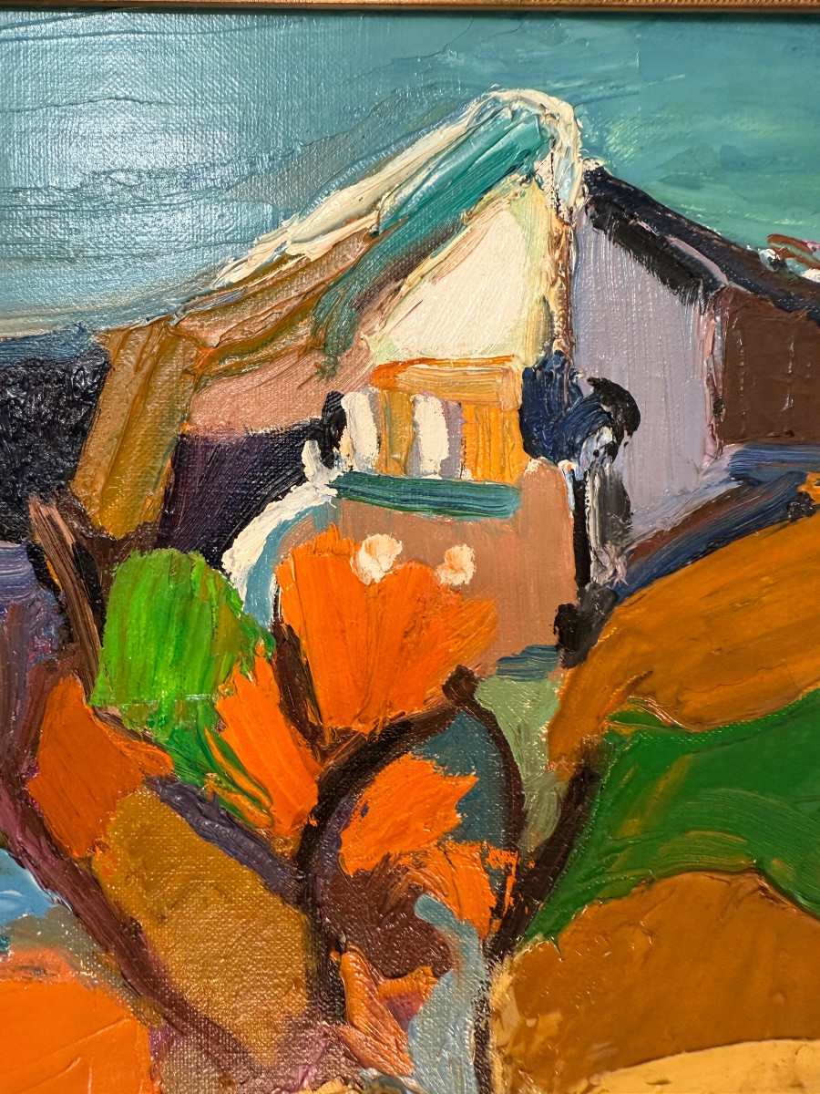 Landscape Of Provence By Pierre Ambrogiani 1907-1985-photo-4