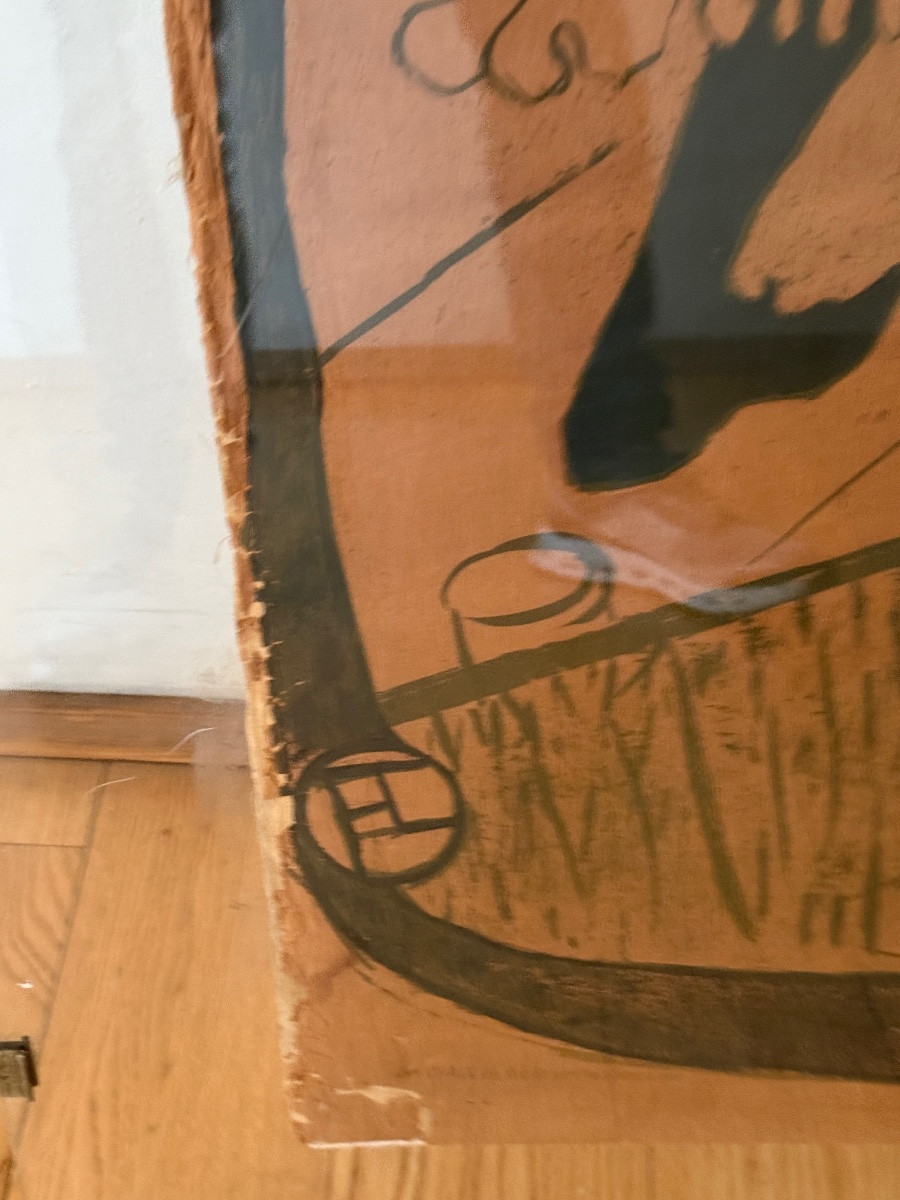 Color Poster On Jane Avril Paper By Henri De Toulouse Lautrec -photo-1