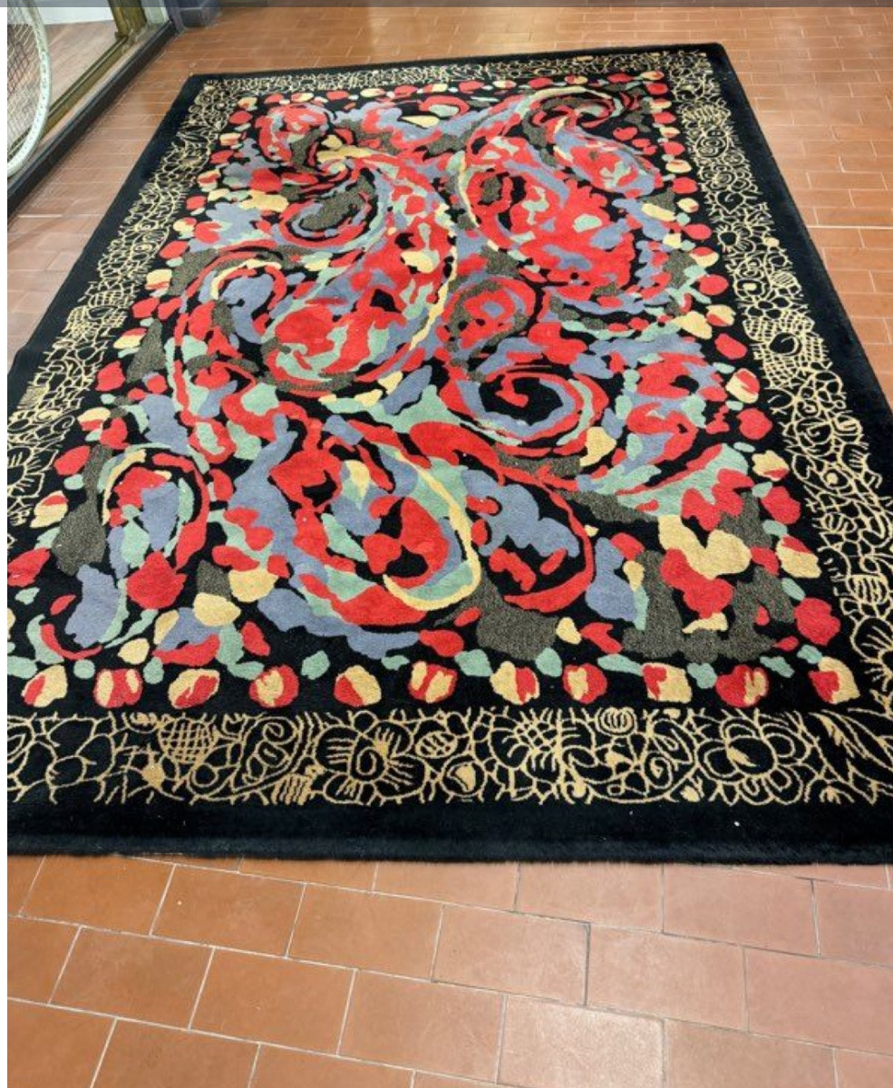 Carpet By Pierre Balmain For Van Neder Carpets, 1980s-photo-3