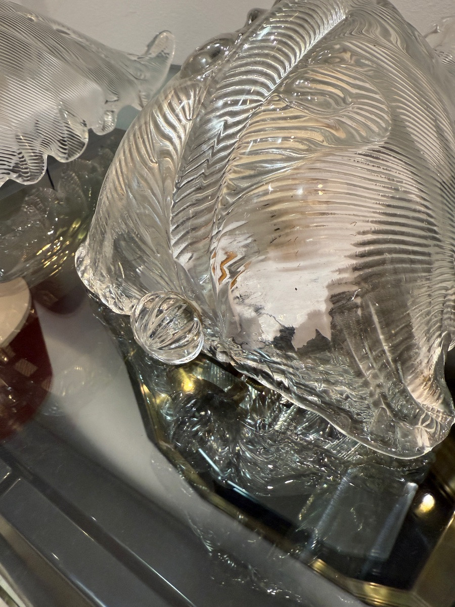 Paire d’appliques en verre de Murano – Élégance artisanale italienne-photo-3