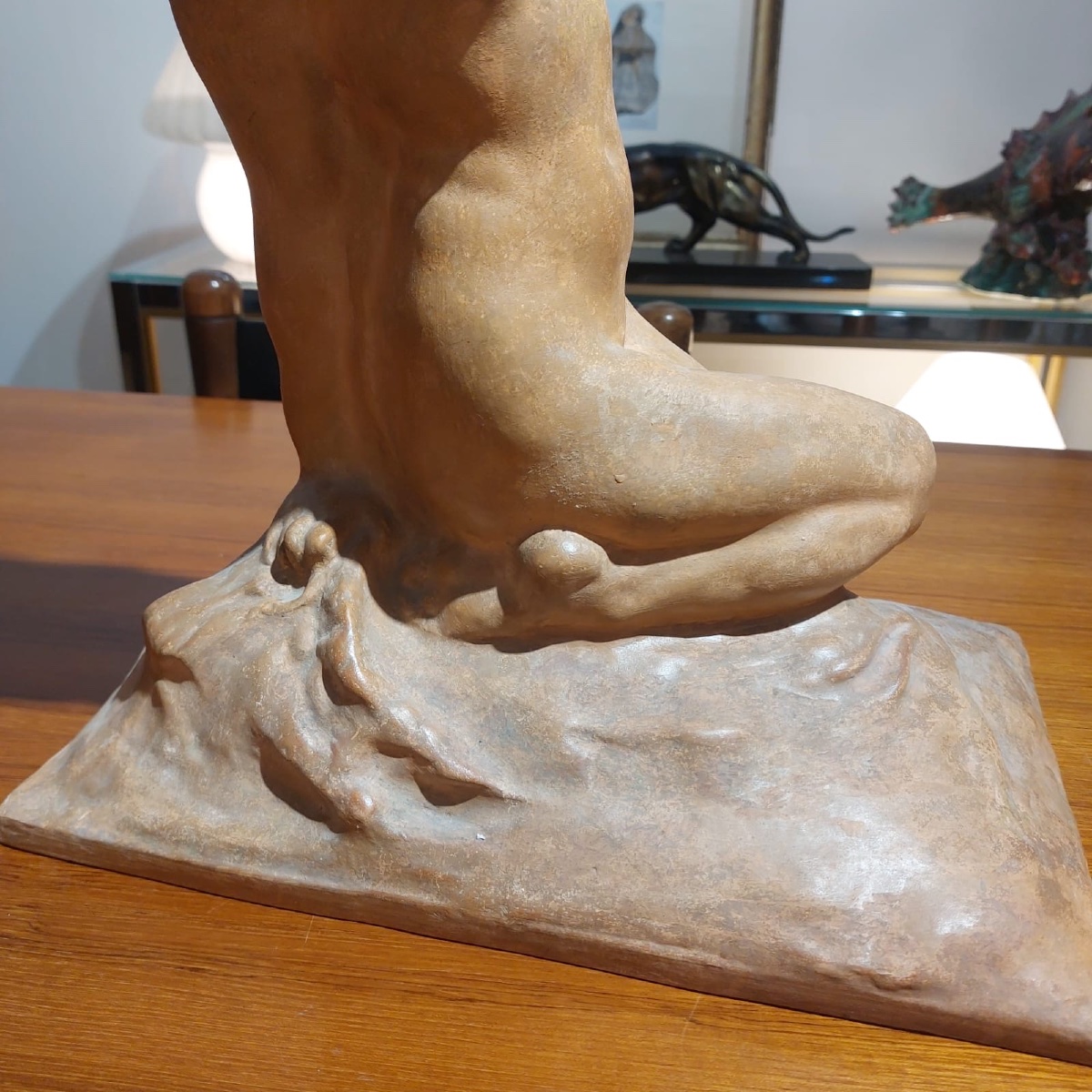 Nu agenouillé - terre cuite  Amadeo GENNARELLI (1881-1943)-photo-3